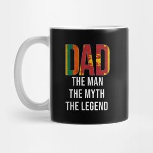 Sri Lankan Dad The Man The Myth The Legend - Gift for Sri Lankan Dad With Roots From Sri Lankan Mug